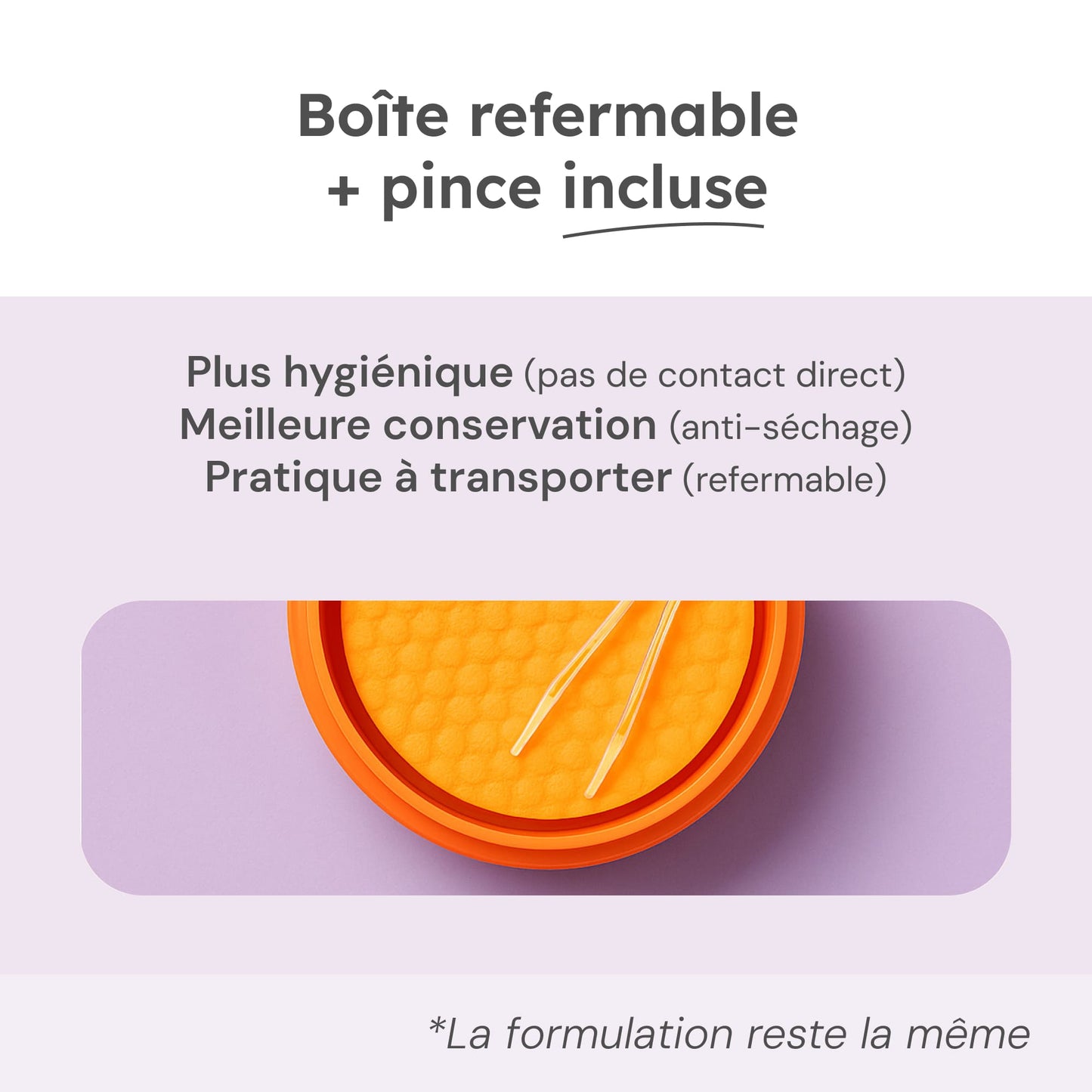 Boite de Cotons au Curcuma