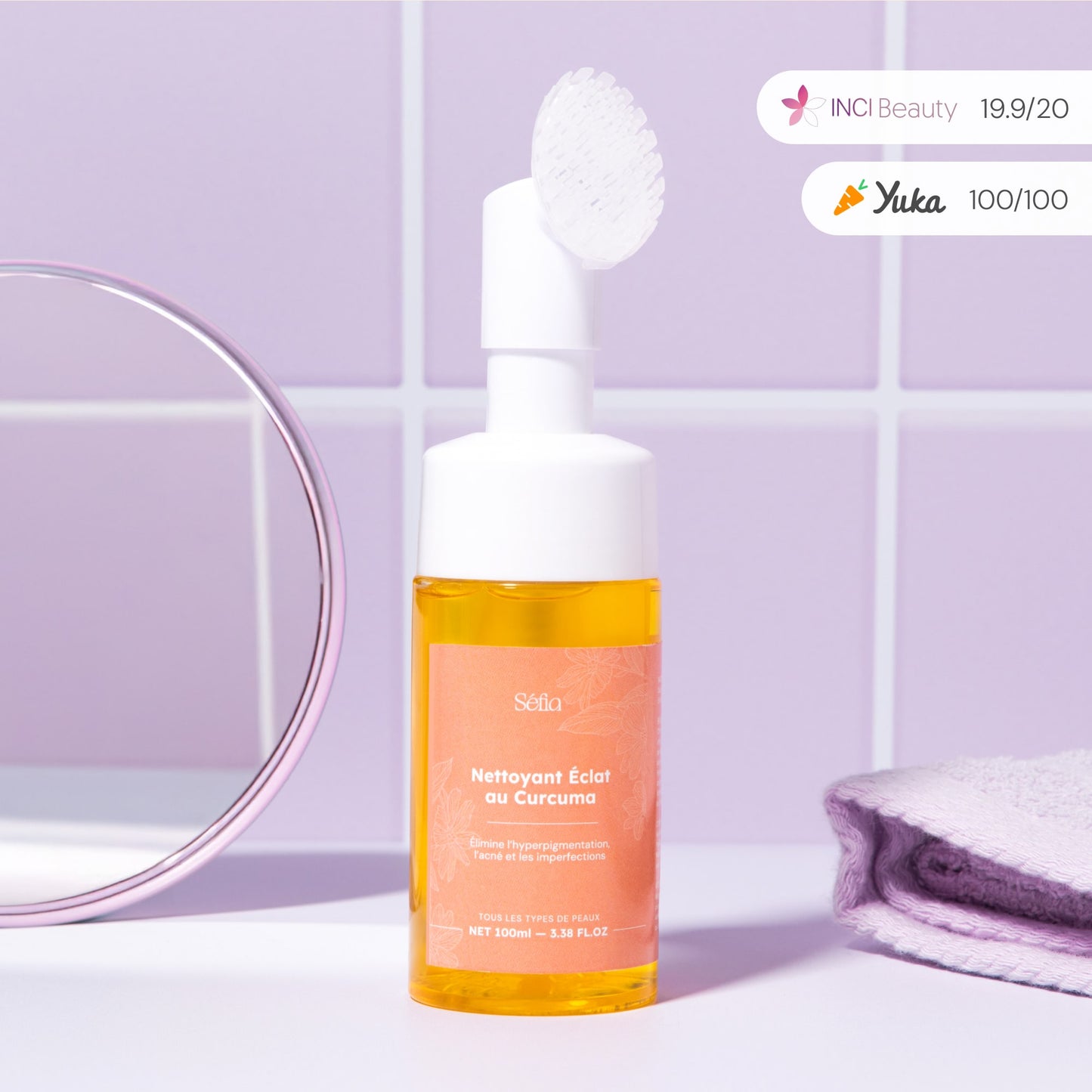 Nettoyant Éclat au Curcuma - 100ml