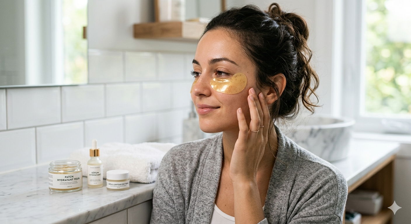 Patch hydratant yeux : le geste simple pour un regard plus frais et lumineux Imagen