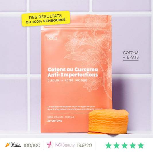 Cotons Nettoyants Curcuma & Vitamine C