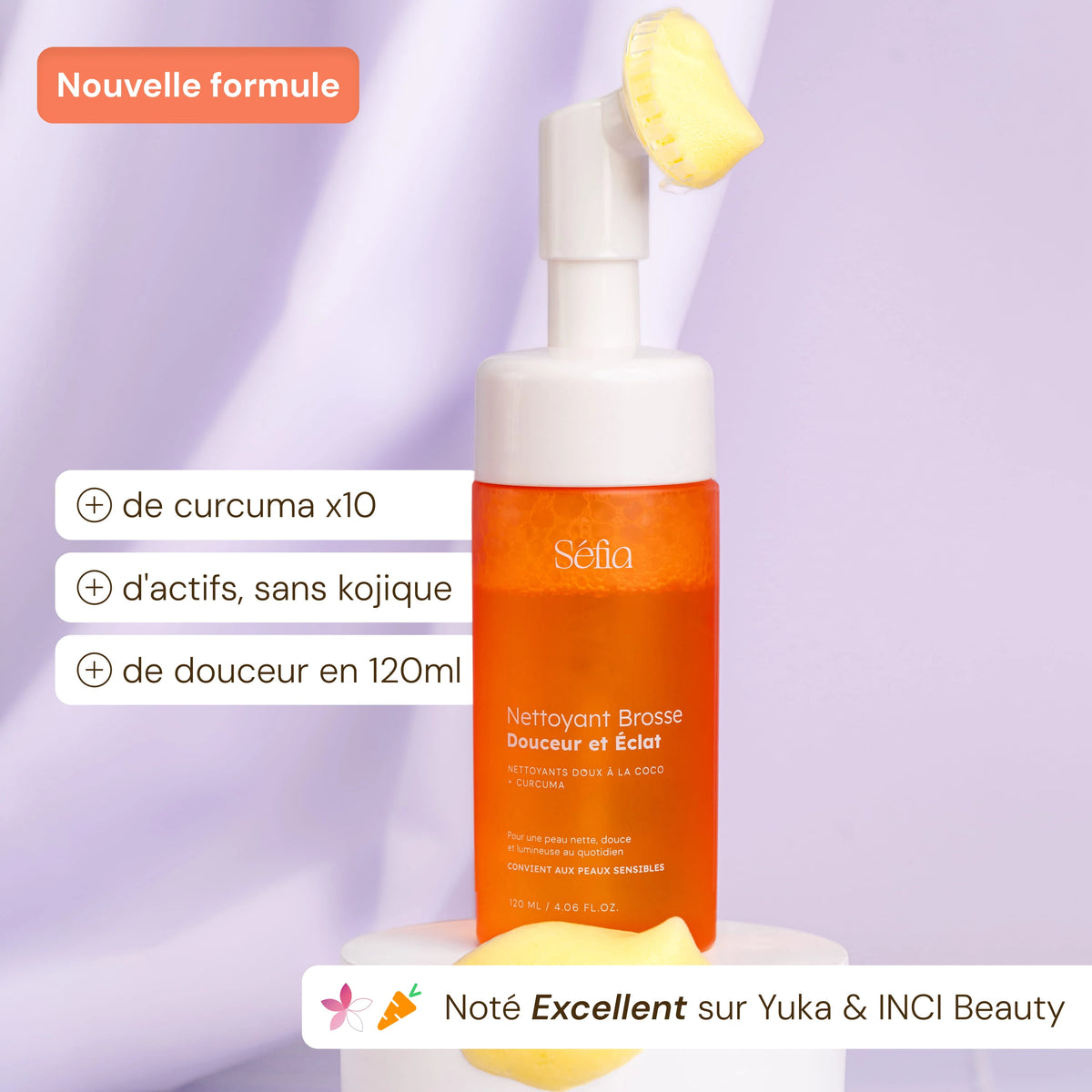 Nettoyant Éclat au Curcuma