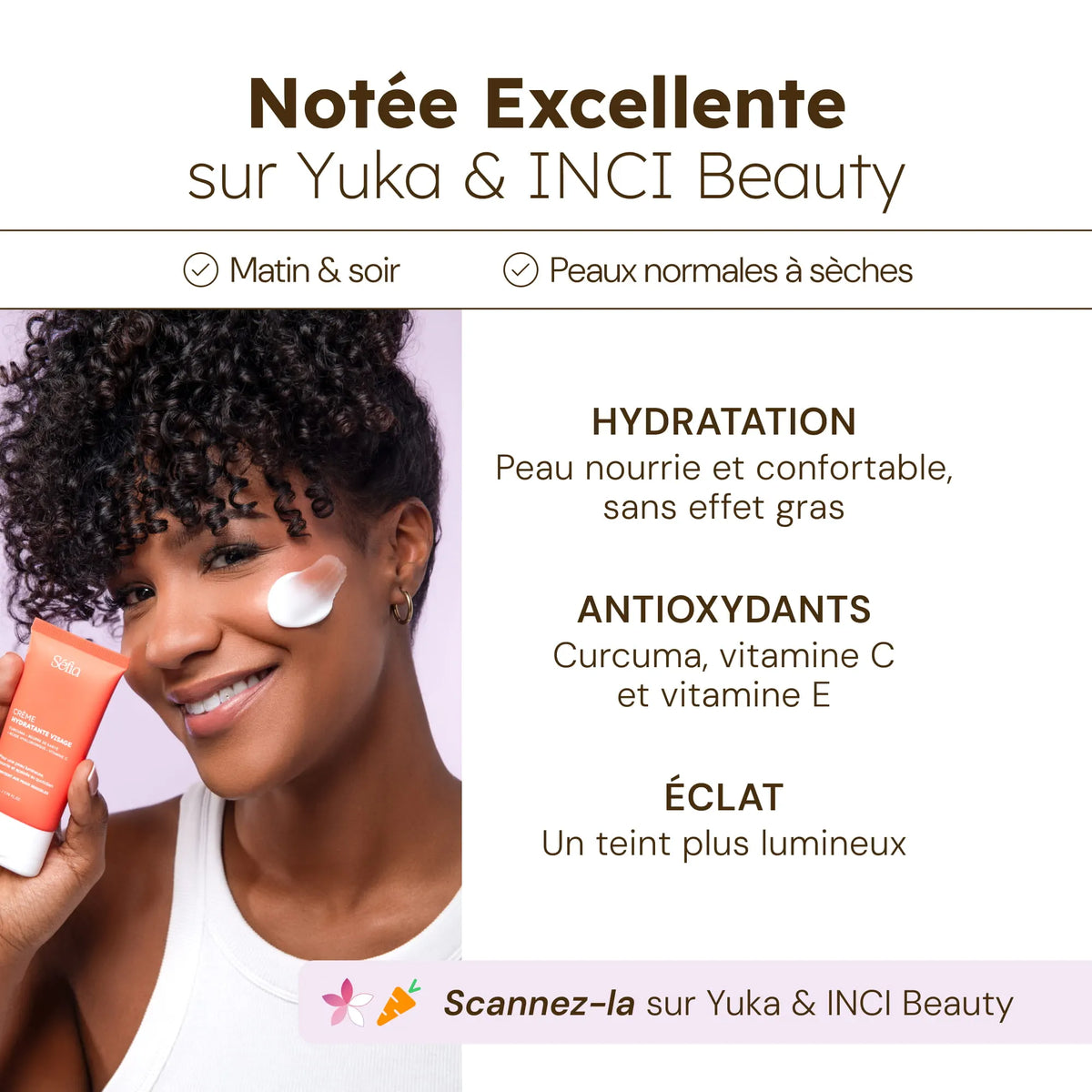 Crème Visage Hydratante au Curcuma