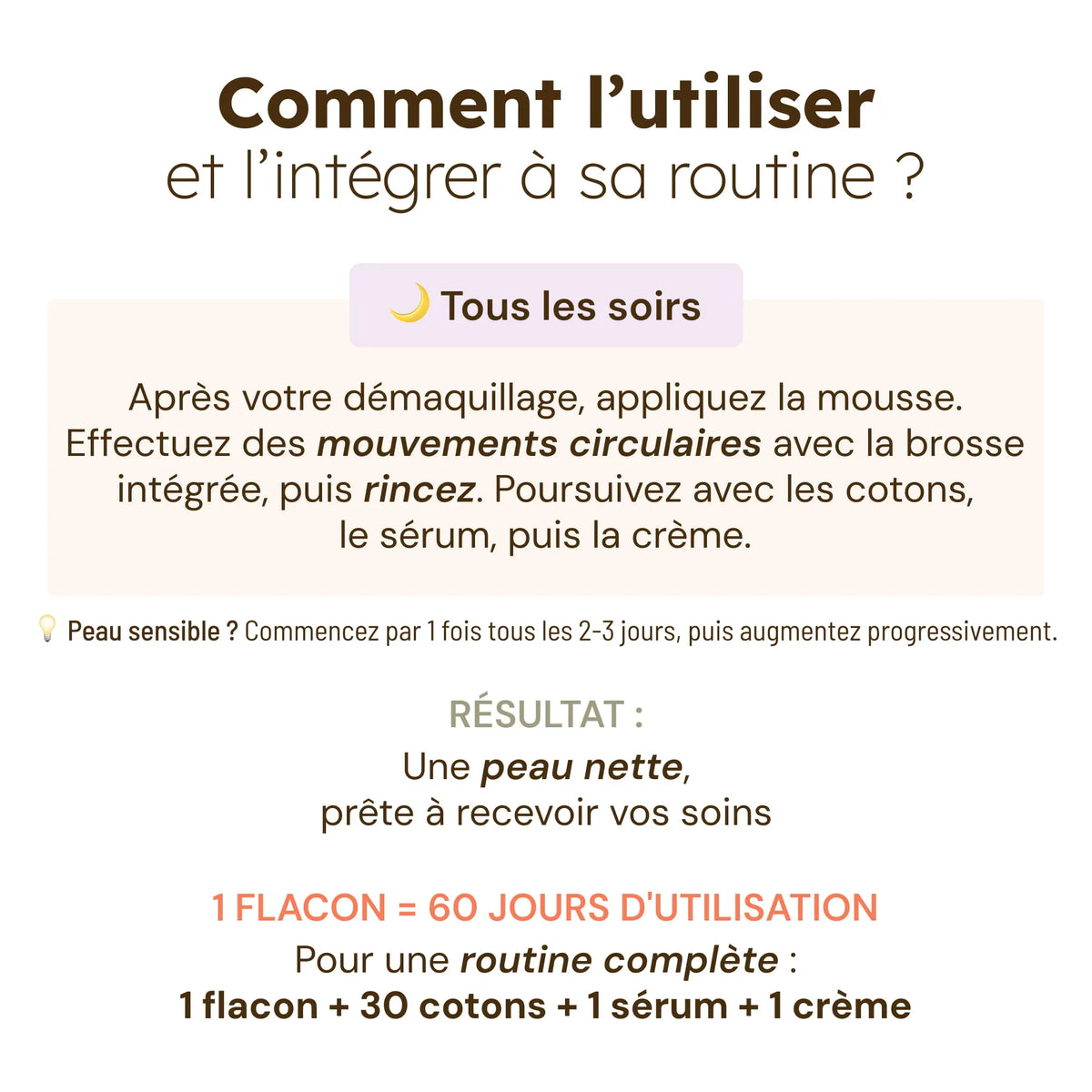 Nettoyant Visage au Curcuma avec brosse intégrée