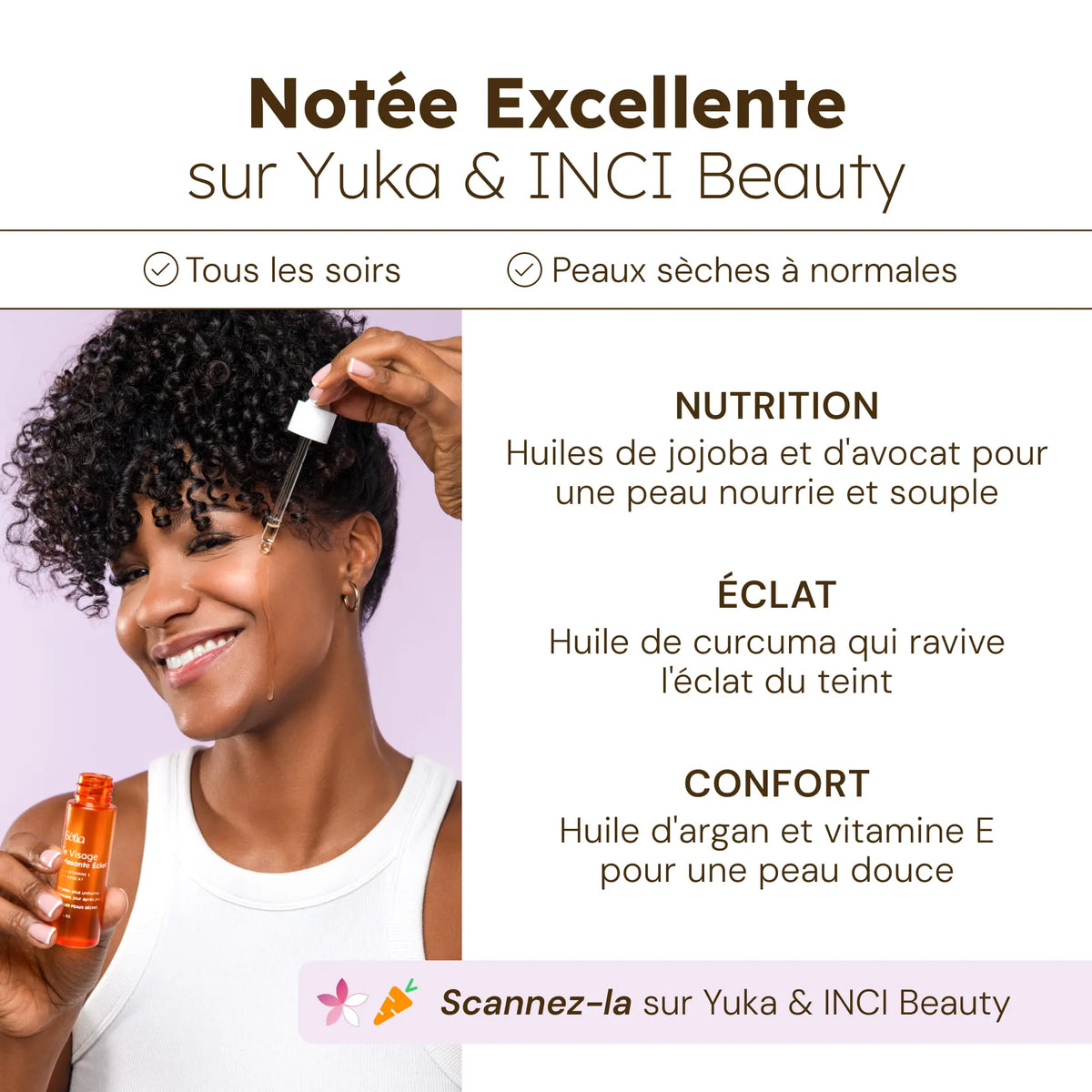 Huile Visage Nourrissante au Curcuma