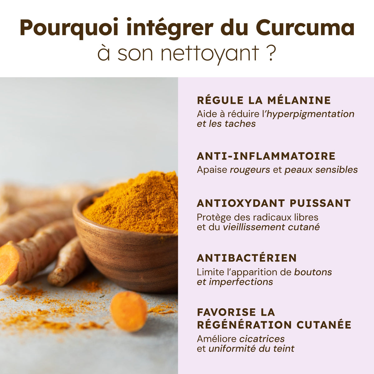 Nettoyant Éclat au Curcuma