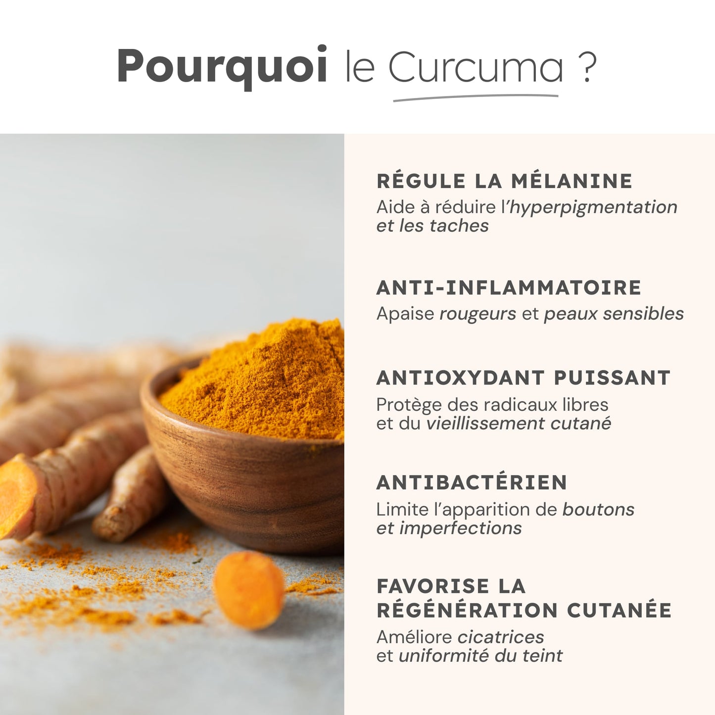 Cotons Nettoyants Curcuma & Vitamine C